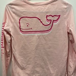 🎀 Vineyard vines pink, longsleeved T-shirt. Women’s extra small